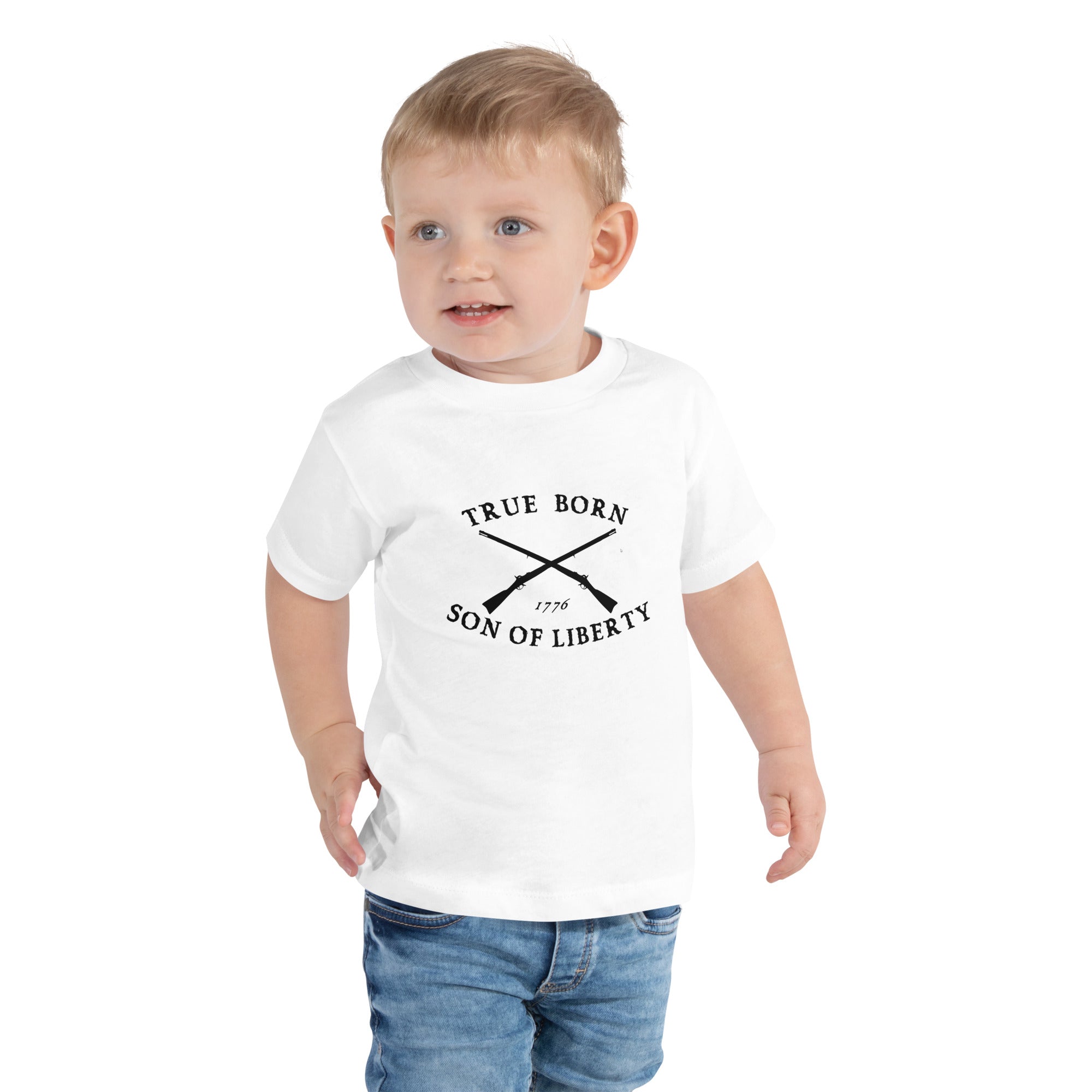 Toddler True Born Son of Liberty T-shirt