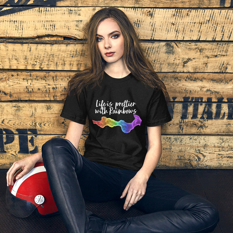 Life is Prettier with Rainbows t-shirt