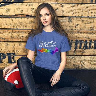 Life is Prettier with Rainbows t-shirt