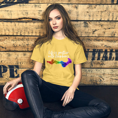 Life is Prettier with Rainbows t-shirt